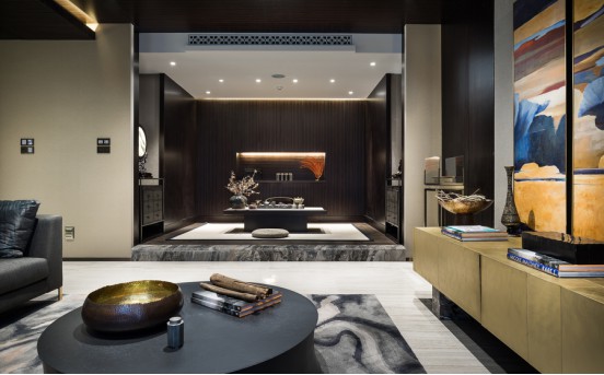 鲁能钓鱼台美高梅别墅800平,北京鲁能钓鱼台美高梅别墅设计