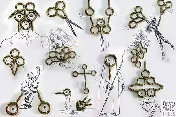 100幅治愈系铅笔小插画,铅笔创意插画