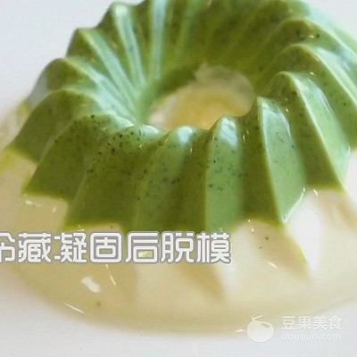 气球布丁葡萄,抹茶布丁奶冻的做法