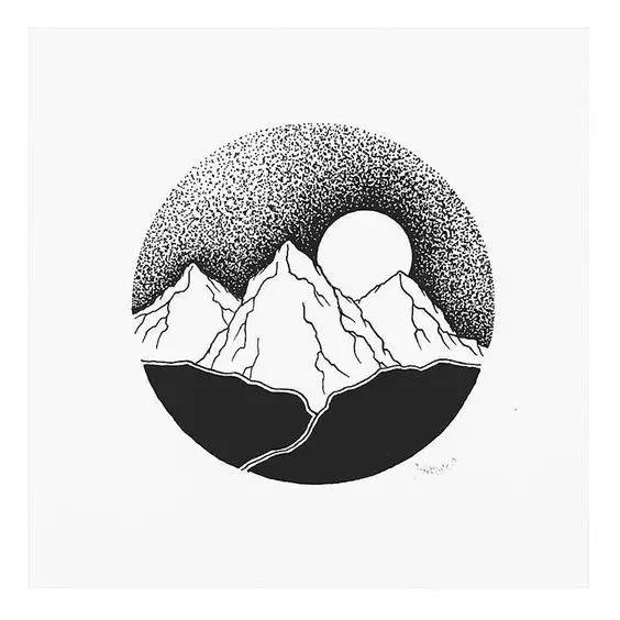 针管笔入门手绘1000例临摹图,针管笔手绘初学者