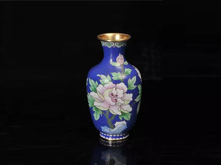 纯手工掐丝景泰蓝摆件,纯铜景泰蓝拉丝摆件