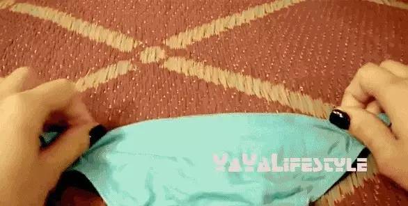 衣服怎么叠放在柜子里整齐,怎么叠衣服又快又整齐