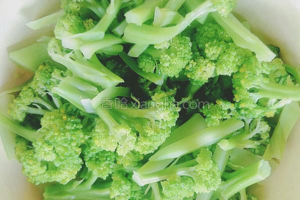 凉拌西兰花焯水几分钟,凉拌西兰花苔