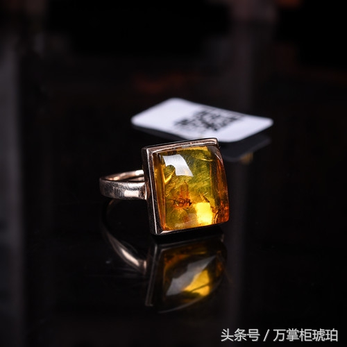 琥珀中的鬼马精灵——925银镶嵌