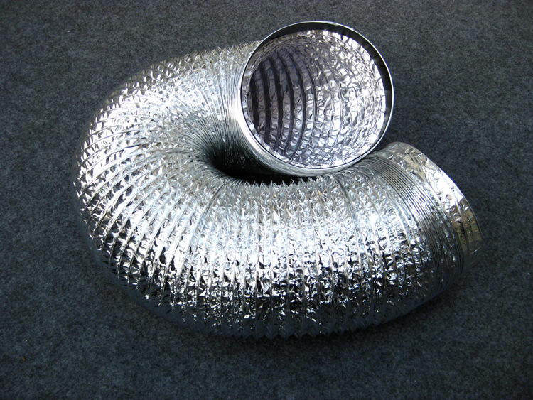 排烟管用软管还是pvc管,燃气排烟管用铝箔软管