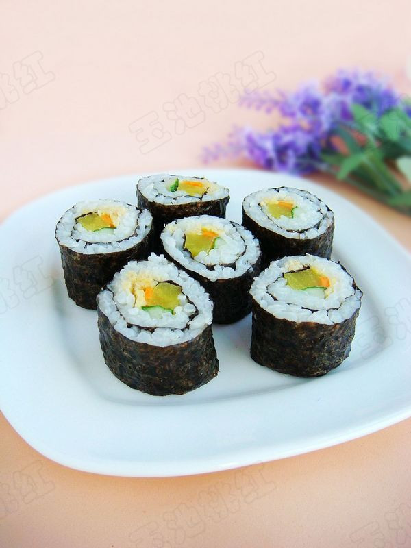 紫菜包饭韩国料理,韩式紫菜包饭里的牛蒡怎么做