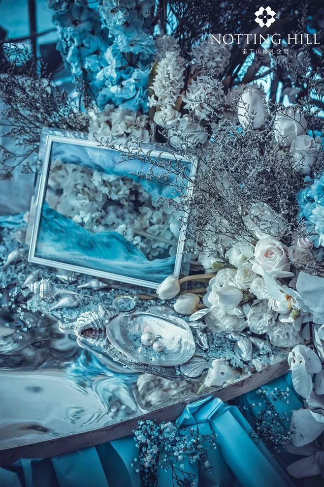 户外婚礼场景布置效果图,红色系婚礼户外布置场景