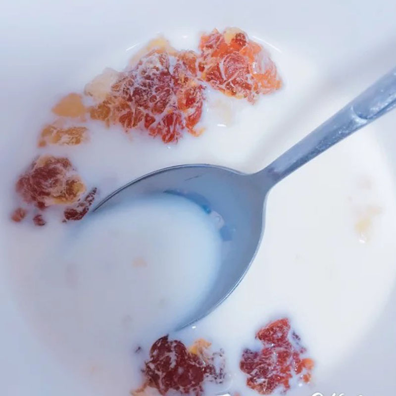 桃树流胶怎么做好吃,观赏桃树上的桃胶怎样做才好吃