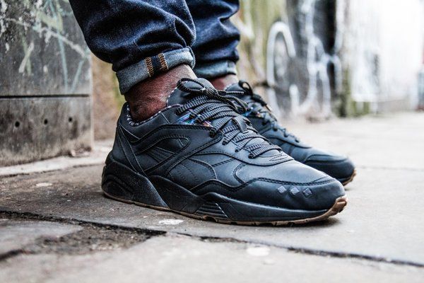 pumasuedeclassic黑色板鞋穿搭,PUMA复古板鞋