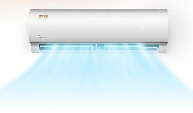 美的冷风型空调,美的声控无风感空调