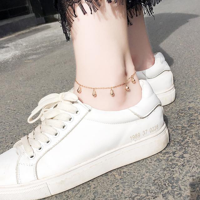 新时尚百搭爱心脚链,轻奢小众时尚脚链