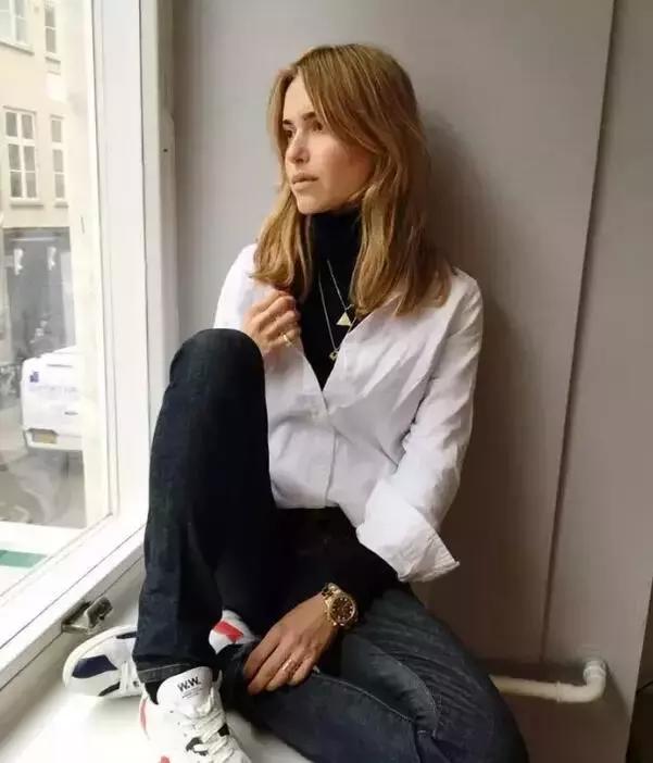 气质冬季衬衫女装高级感,秋冬保暖衬衫内搭