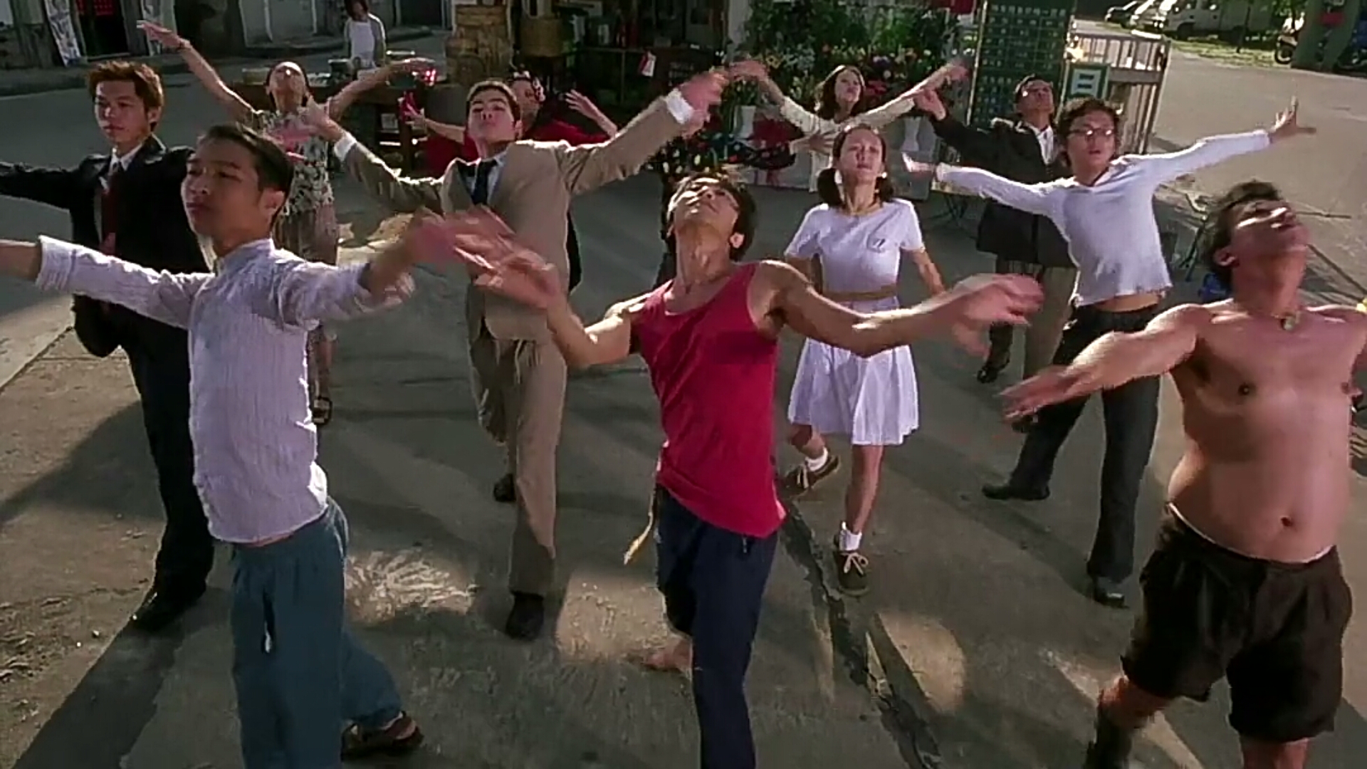 少林足球星爷练球片段,少林足球星爷擦地板的片段