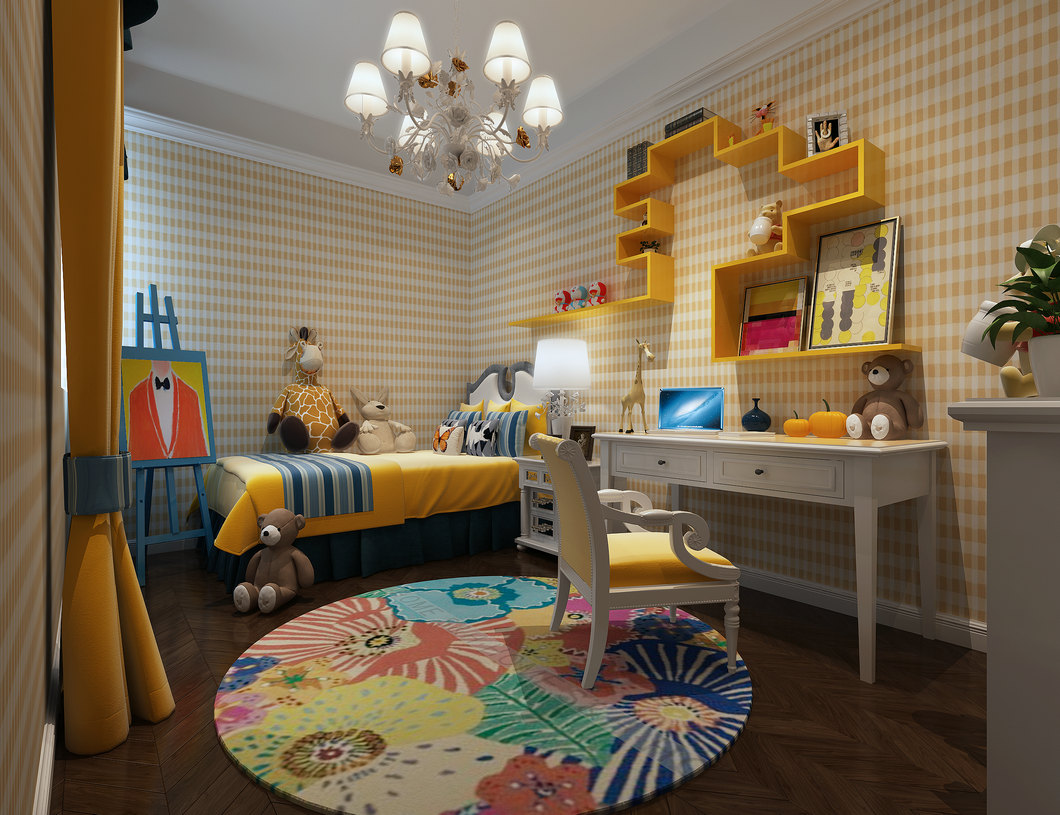 4-5岁儿童房装修风格,7-12岁儿童房装修风格简单