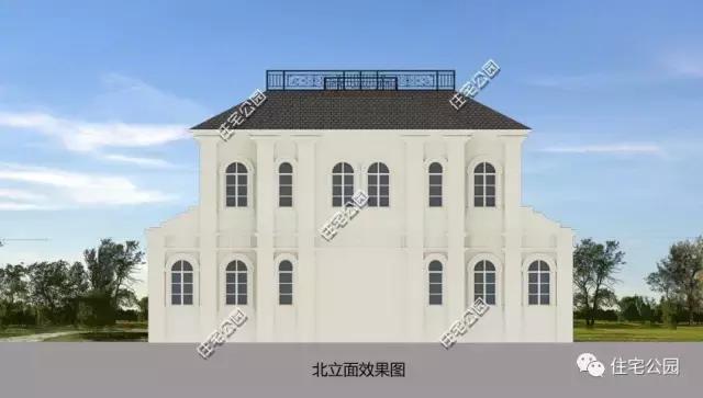 带堂屋挑空法式别墅,新中式别墅效果图带堂屋