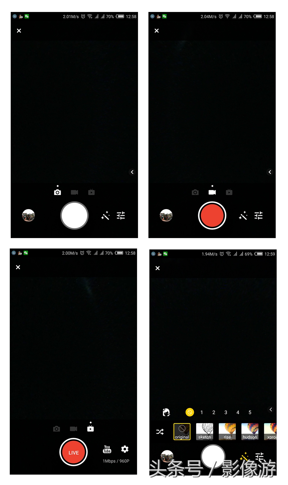 傻瓜式一键拍照,一键拍摄全景图和手动拍摄全景图