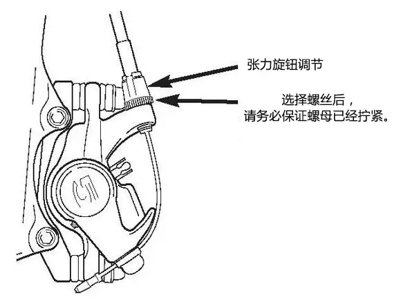 刹车调整自行车,自行车碟刹刹车夹器间隙调整