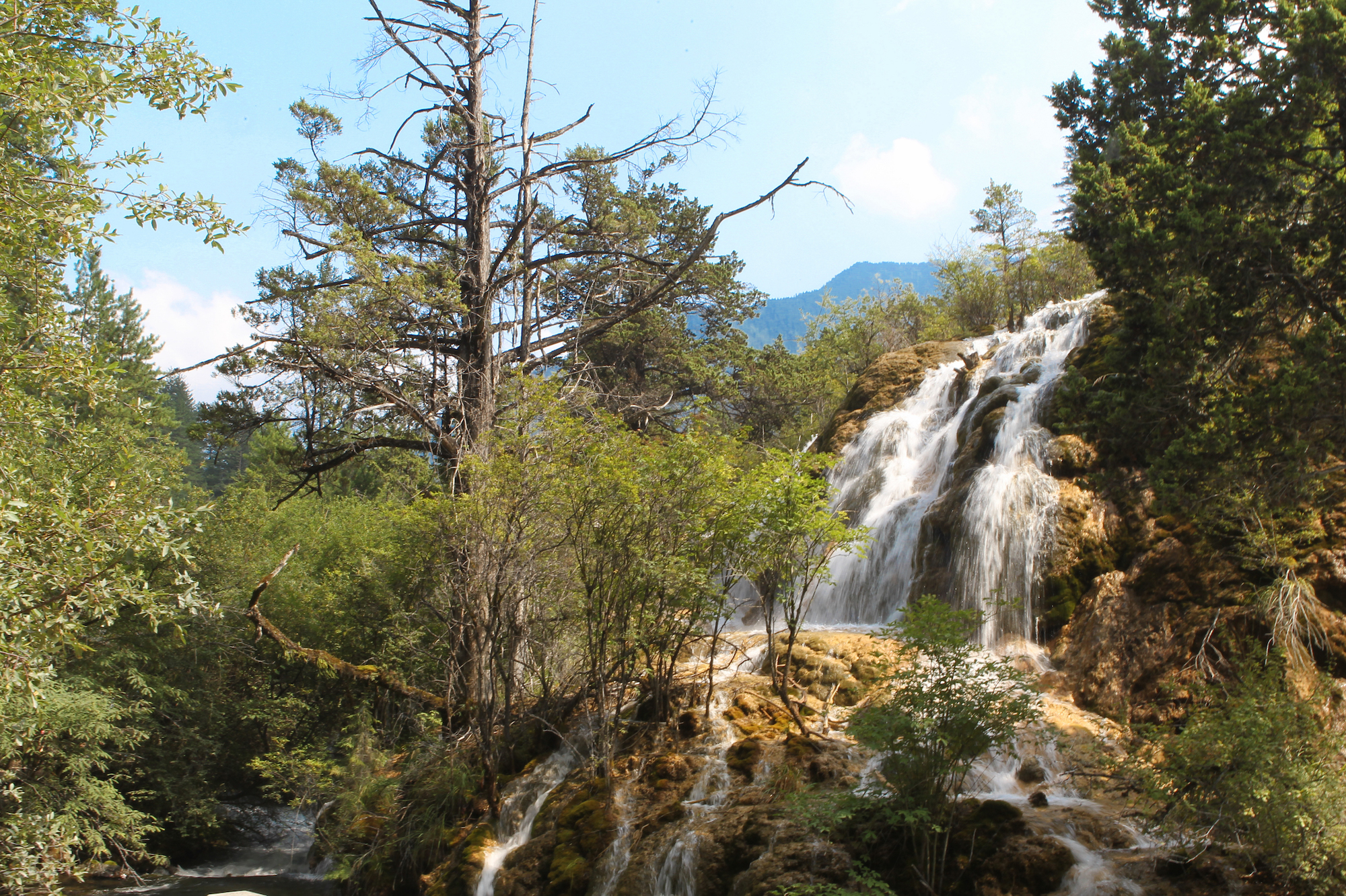 地震前的九寨沟美景,航拍地震前九寨沟所有景点