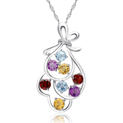 手工水晶珠项链教程,手工制作珍珠水晶项链