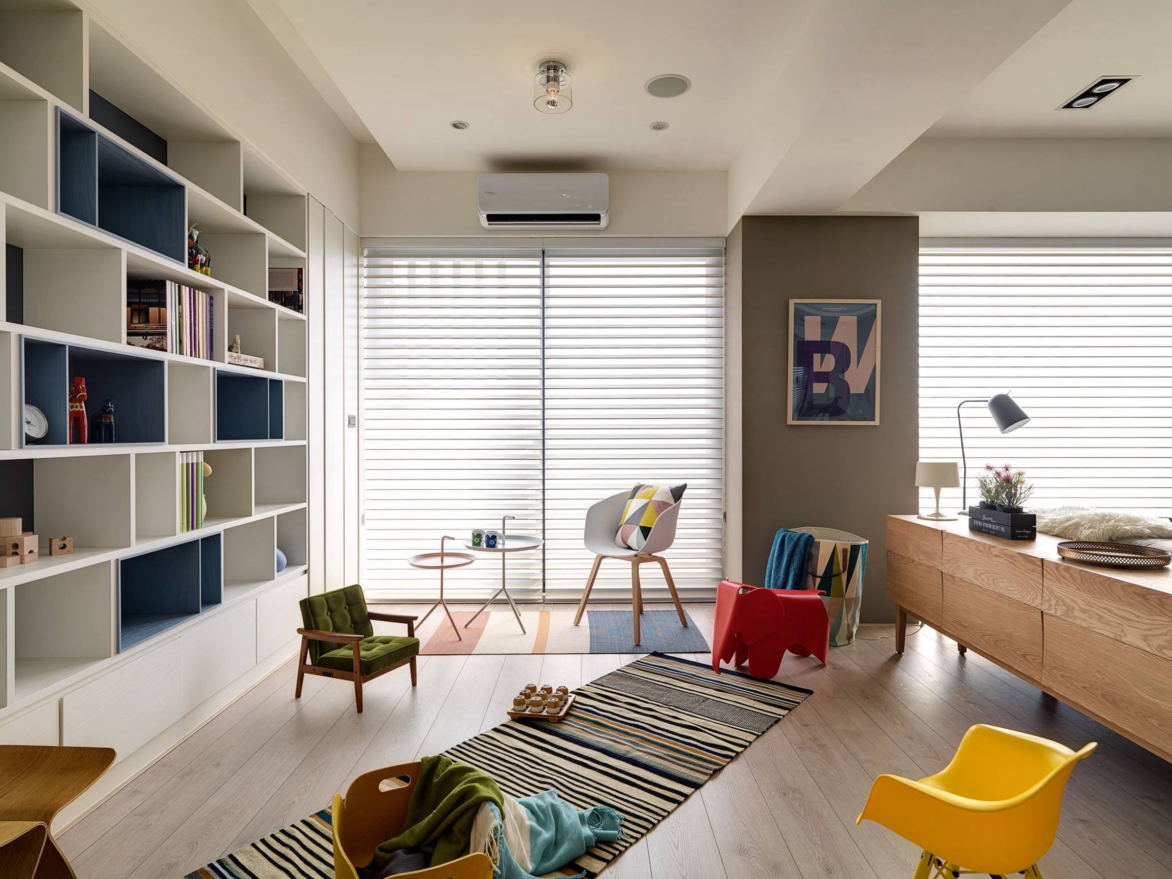 广州水韵蓝湾135平装修实景图,日式两居室造价15万,温馨