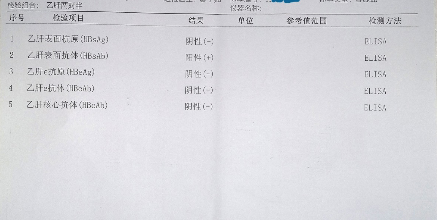怎样看乙肝两对半化验单的数值,如何看乙肝两对半化验单数值正常