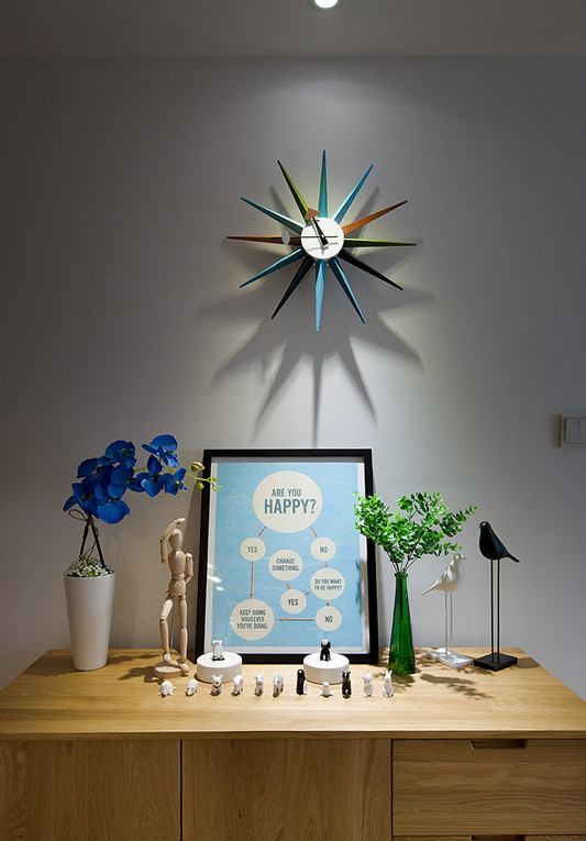 家装案例分享140现代简约风,装修原木风13万自己设计