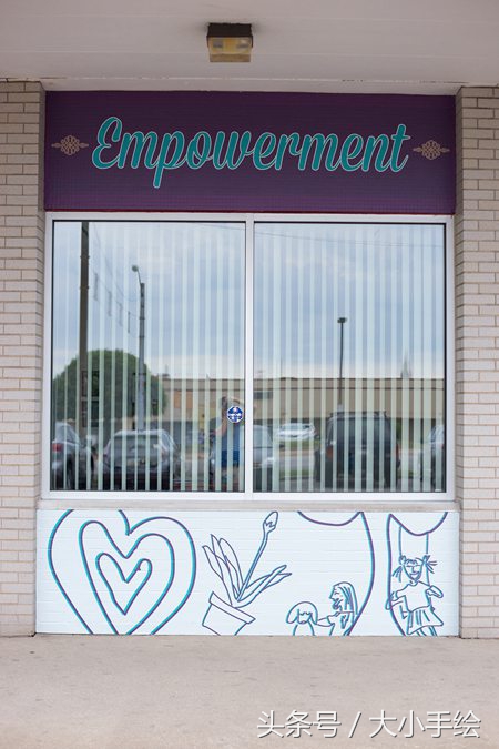 儿童画手绘墙图片大全,手绘墙花儿童画