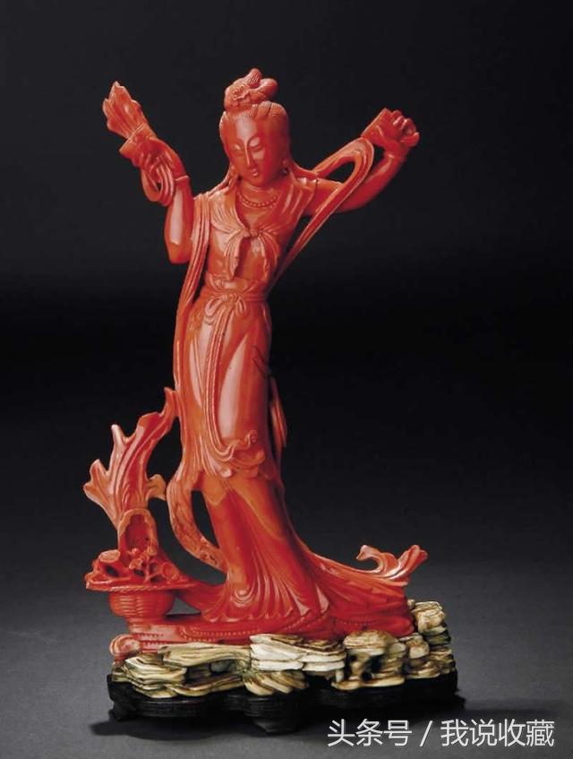 珊瑚珠子50万左右,红珊瑚一百多万的