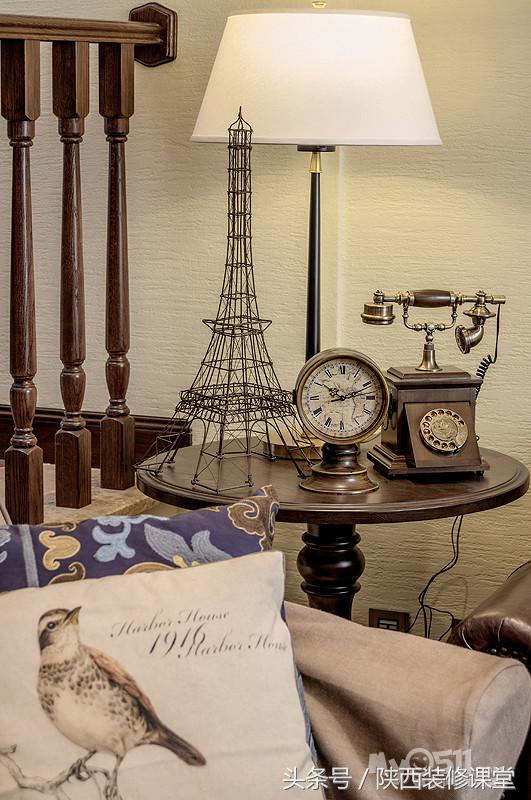 190平方装现代美式风格要多少钱,180平复式现代美式