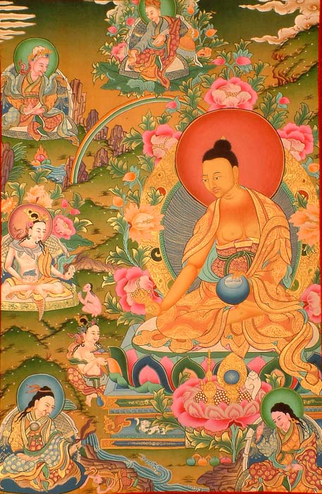 唐卡藏文化艺术品欣赏,精美的西藏唐卡艺术欣赏