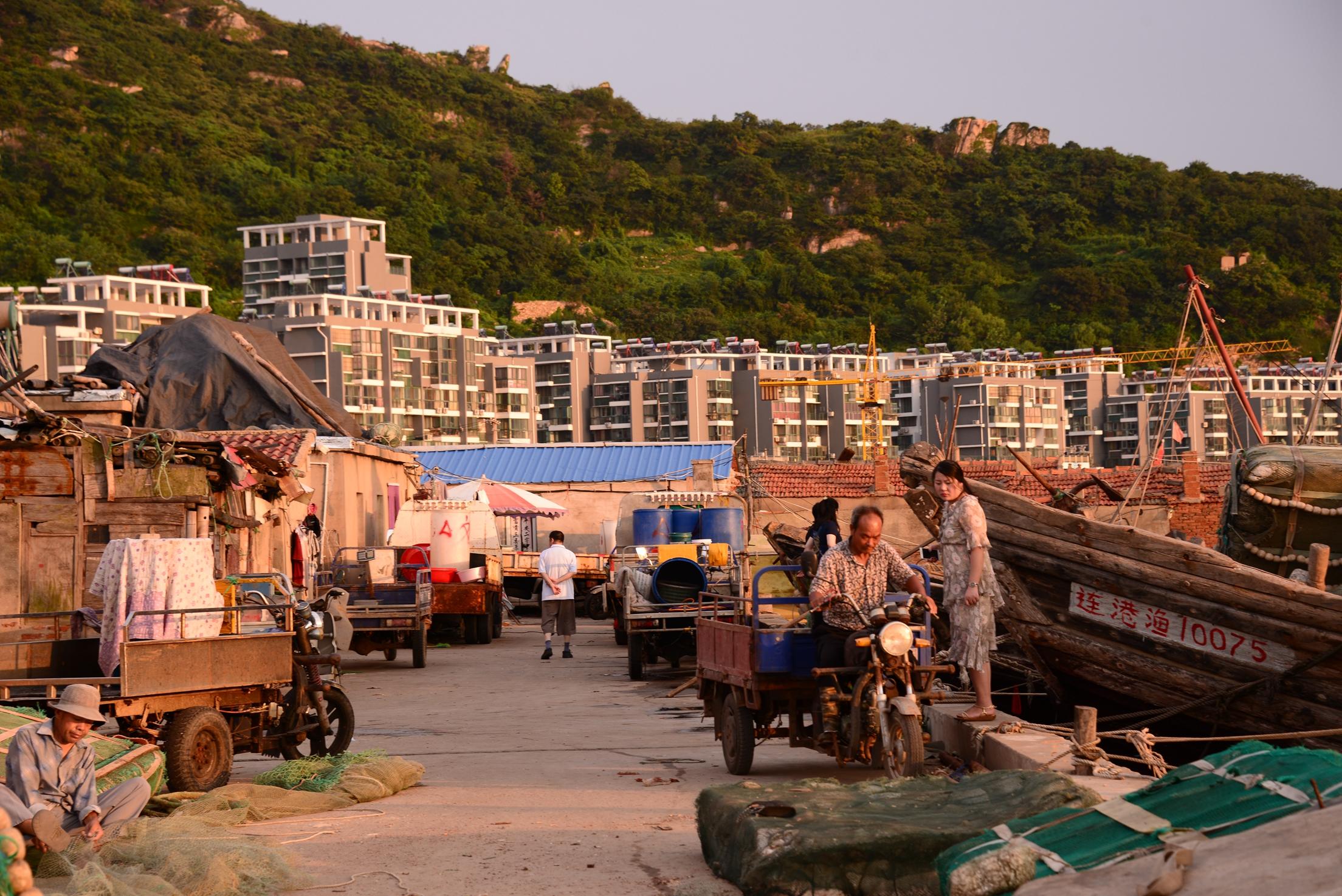 码头渔民工作的照片,码头渔民生活纪录片