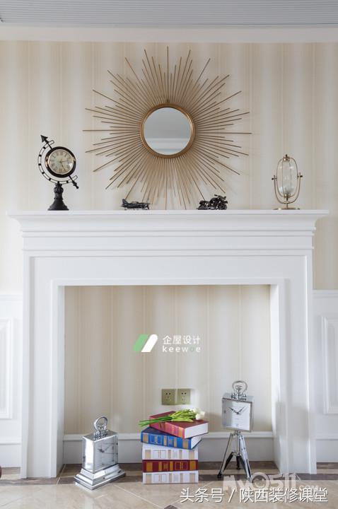 10万美式经典装修三室两厅,130平方房子美式轻奢装修20万