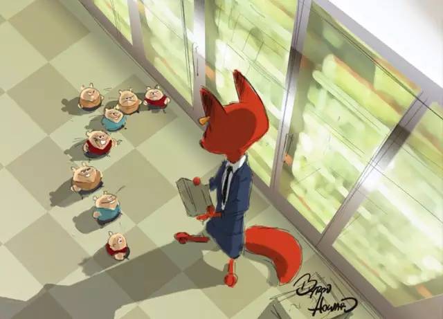 《疯狂动物城》|引爆朋友圈的好玩细节（附表情包和手绘原稿）