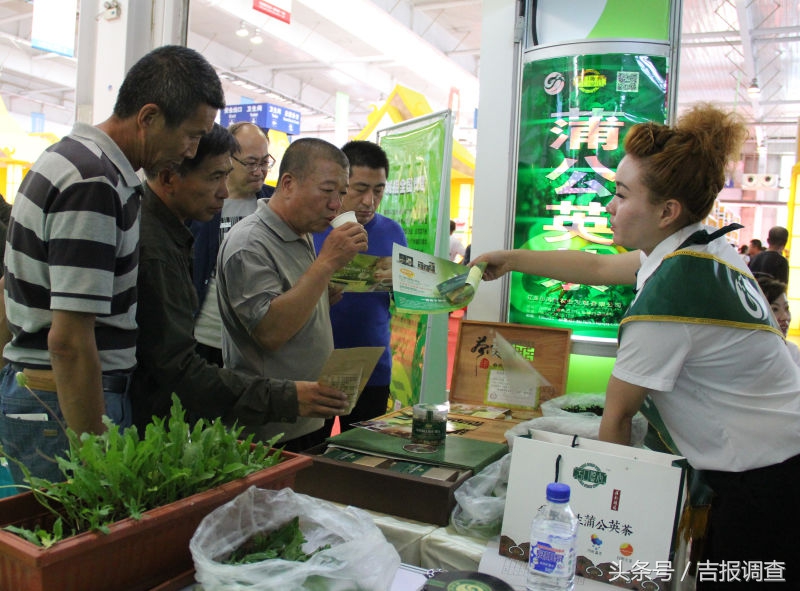 谁吃过乌米月饼?谁喝过婆婆丁茶?东博会辽源展台好嘎咕!