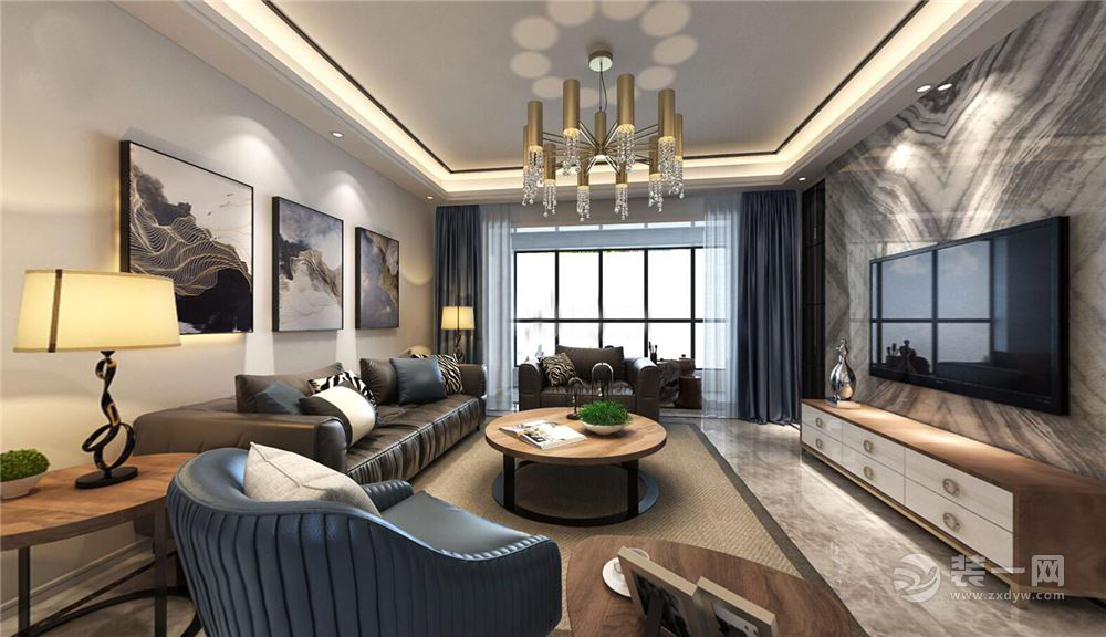 整个走廊来收纳，襄阳绿地广场三期效果图，170平现代四居半包9万