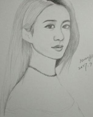 素描明星头像高清图片,很丑但一眼能认出的明星素描