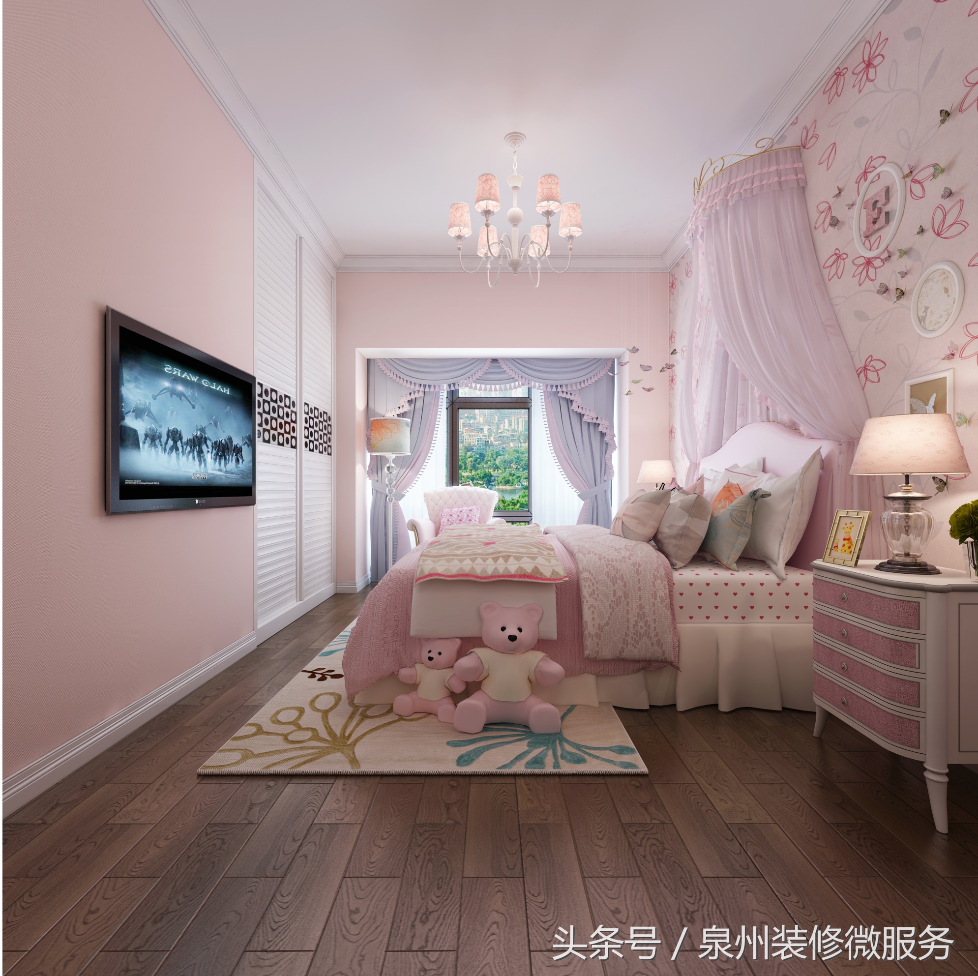 泉州130平现代简约装修风格,泉州东海海景房装修风格