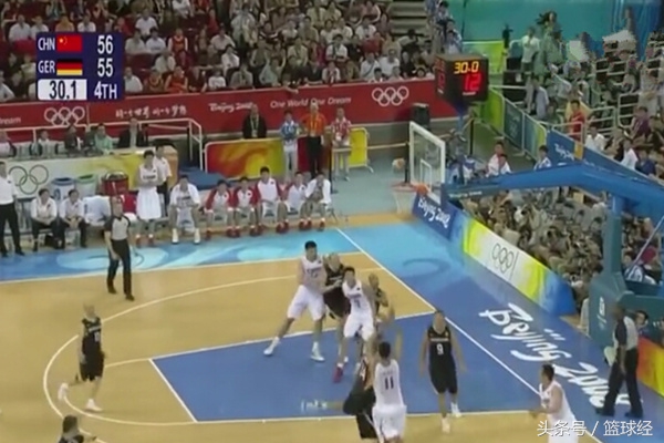 易建联绝杀德国,2008年中国男篮vs德国易建联