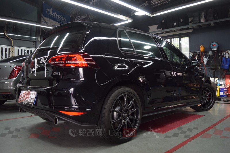 大众高尔夫7.5代gti改装,高尔夫7.5代gti19寸轮毂