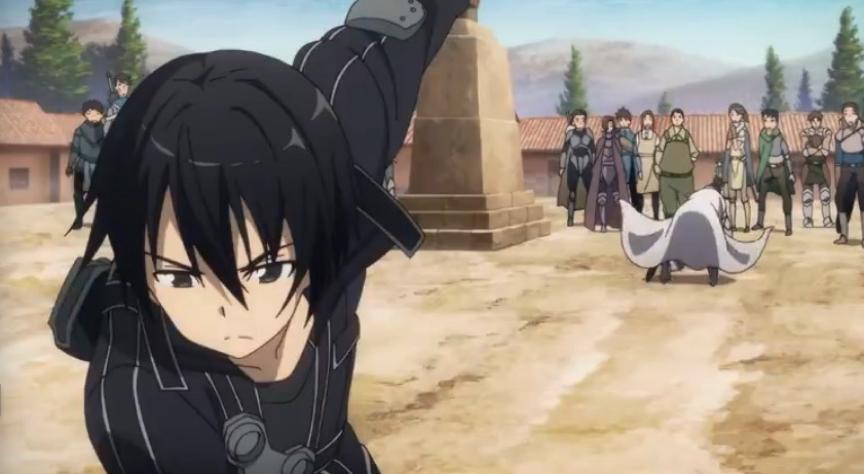 刀剑神域桐人的高光时刻,刀剑神域桐人进化史