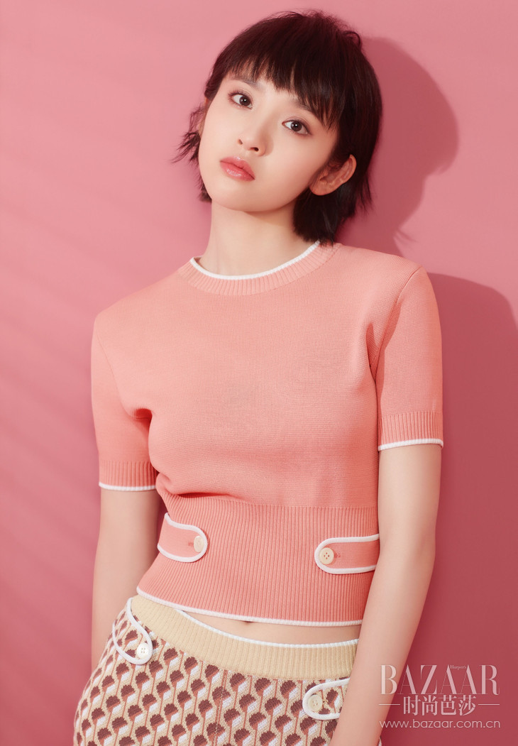 唐艺昕短发刘海,唐艺昕的短发造型