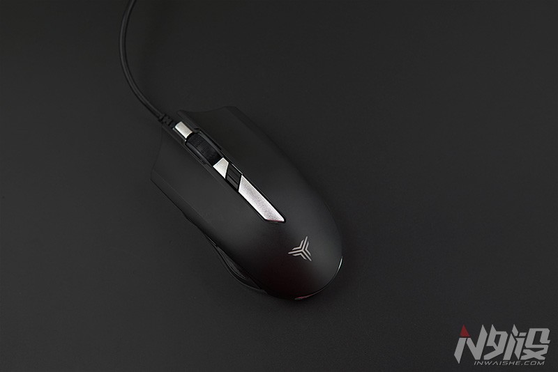 狼派at405游戏鼠标,狼派鼠标拆解