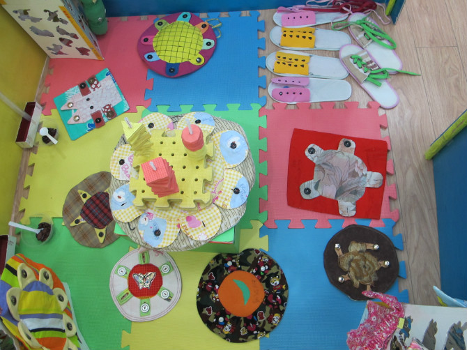 幼儿园自制显微镜玩具怎么做,幼儿园户外pvc管子自制玩具器械