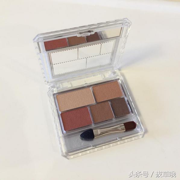 canmake眼影盘03测评,canmake五色眼影21号红茶蒙布朗