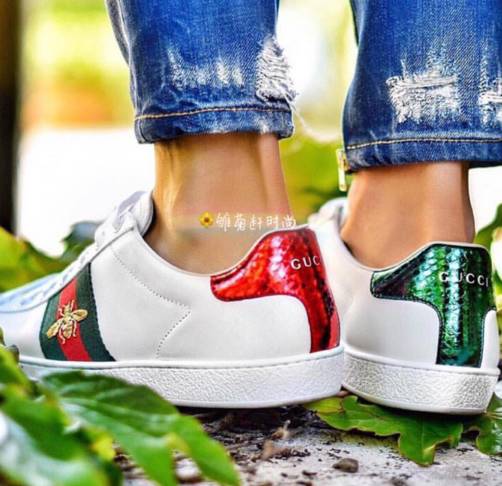 古琦印花小白鞋,古琦小白鞋同款