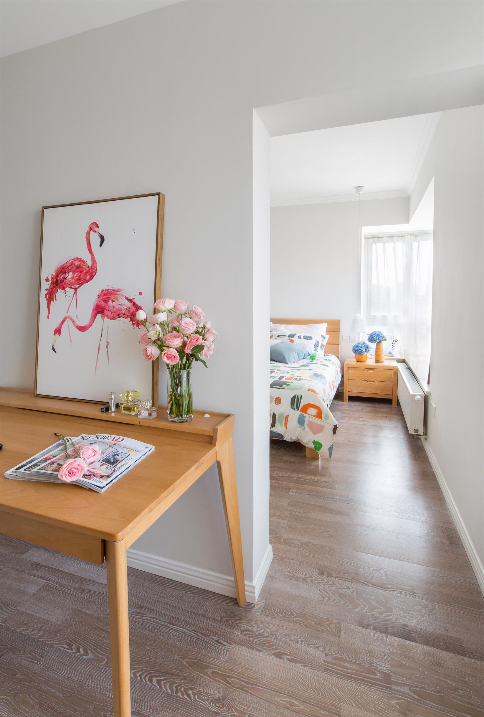 82平两居清新现代简约风格,武汉中国铁建梧桐苑,全包11.8万