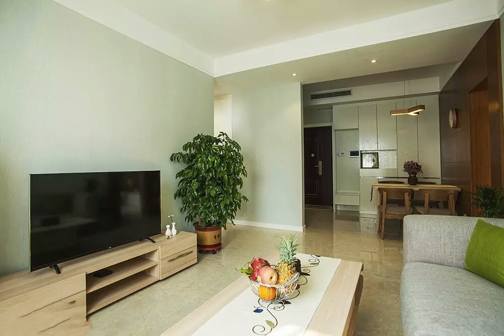 北欧宜家风格吊顶效果图 (北欧简约风格灯池)