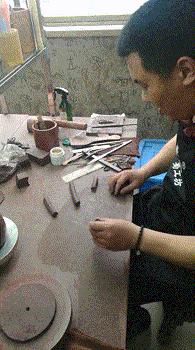 手工陶器店,看了一辈子的店