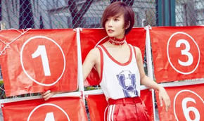 拯救大额头高发际线学王珞丹微风刘海超短发就搞定了