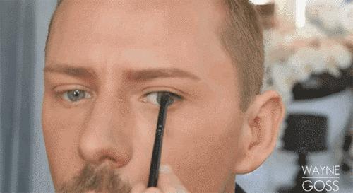 下眼睑眼妆教程新手裸妆,下眼睑线怎么化妆好看